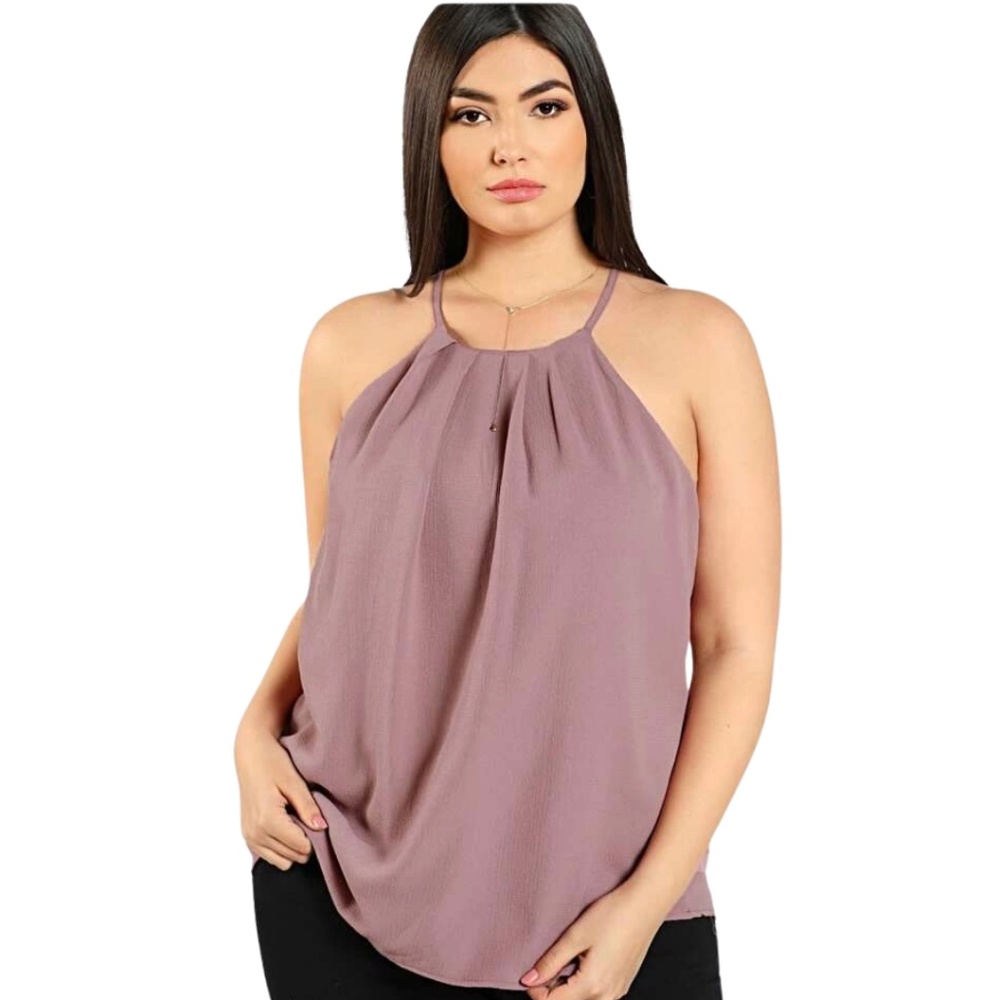 Shein plus halter top